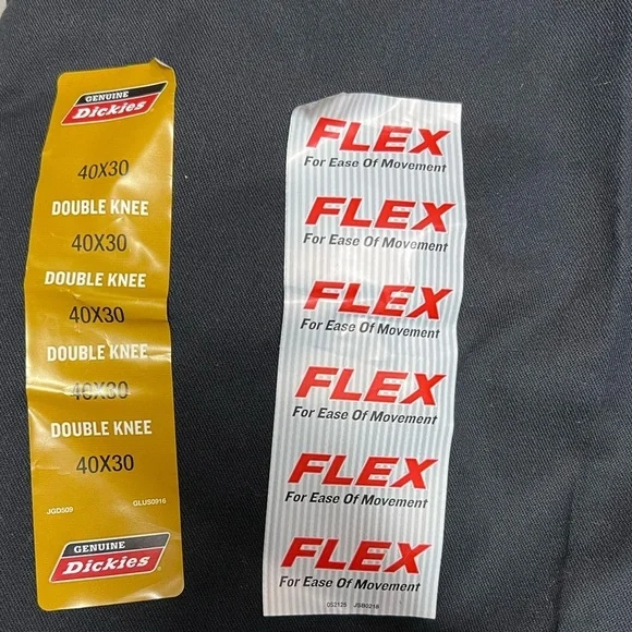 Dickies Black Relaxed Fit Double Knee Work Pants Size 40 X 30 - Picture 9 of 9